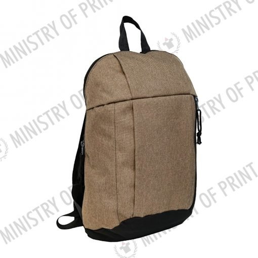 2 Tone Nylon Backpack w Laptop Pocket (B0270)