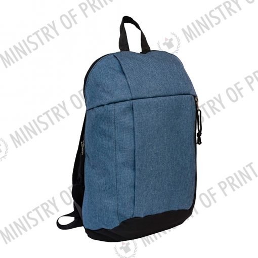 2 Tone Nylon Backpack w Laptop Pocket (B0270)