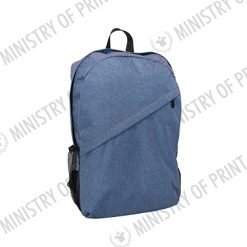 2 Tone Nylon Backpack w Laptop Pocket (B0267)