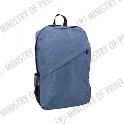 2 Tone Nylon Backpack w Laptop Pocket (B0267)