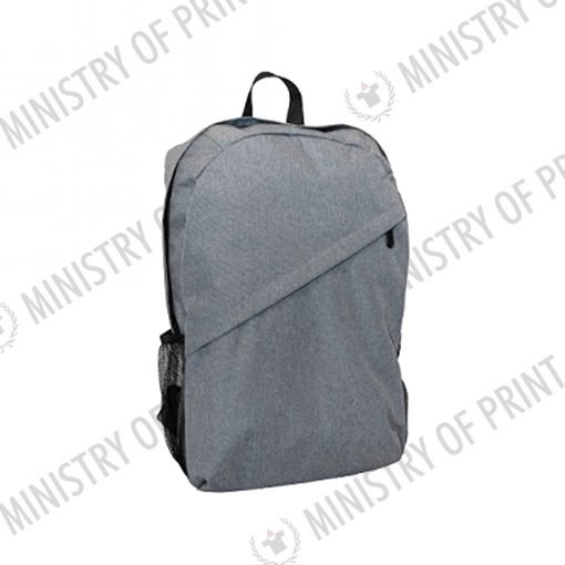 2 Tone Nylon Backpack w Laptop Pocket (B0267)