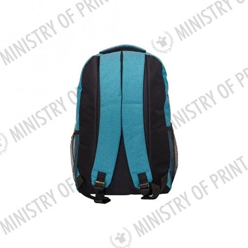 2 Tone Nylon Backpack w Laptop Pocket (B0268)