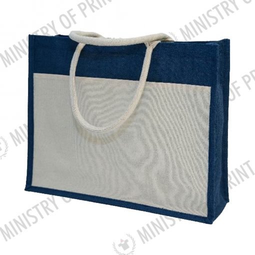 Dual Tone Large Jute Bag (B0278)