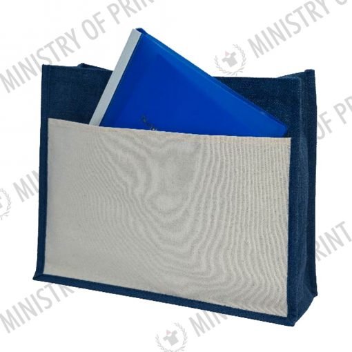 Dual Tone Large Jute Bag (B0278)