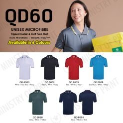 Multi-Tone Dri-Fit Polo T-Shirt (QD60)