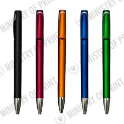 Twist Open Plastic Ball Pen (STA0333)
