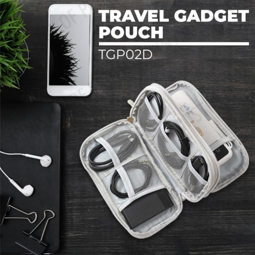 Double Layer Travel Gadget Organizer Pouch (B0283)