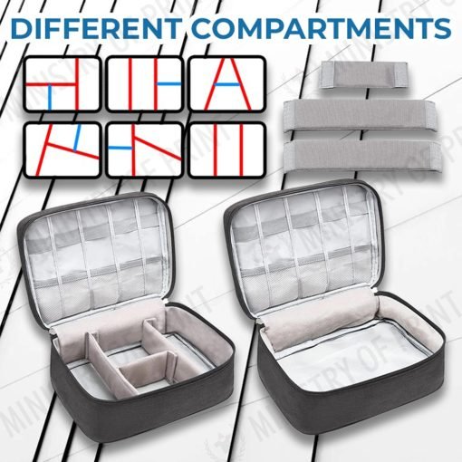 Travel Gadget Organizer Pouch - Large Capacity (B0284)