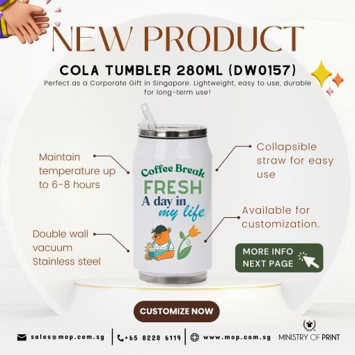 Cola Tumbler 280ml (DW0157)