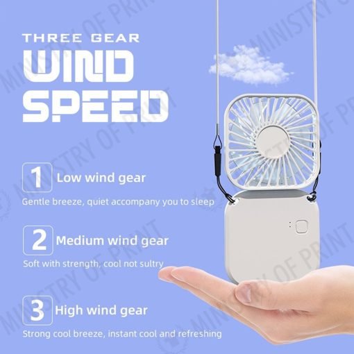 Foldable Portable Mini Fan - 180° Vertical Rotating (GE0078)