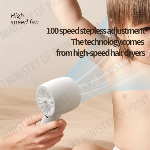 Tornado - Handheld Turbo Fan - 5 Speed Superb Strong Wind - Long Lasting Battery (GE0076)