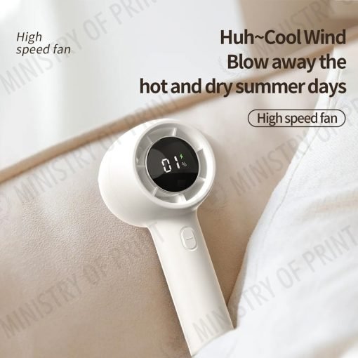 Tornado - Handheld Turbo Fan - 5 Speed Superb Strong Wind - Long Lasting Battery (GE0076)
