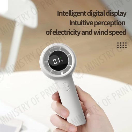 Tornado - Handheld Turbo Fan - 5 Speed Superb Strong Wind - Long Lasting Battery (GE0076)