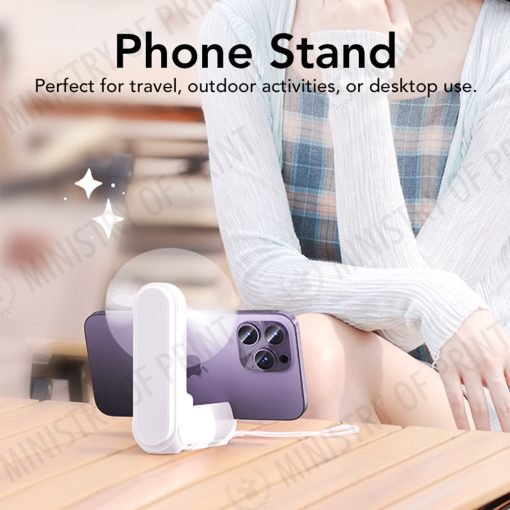 Multifunction Foldable Mini Fan W Torch - Phone Stand - Mirror (GE0079)