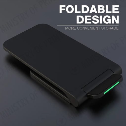 Airfold - 15w Dual Coil Quick Charging - Foldable Wireless Charger (GE0087)