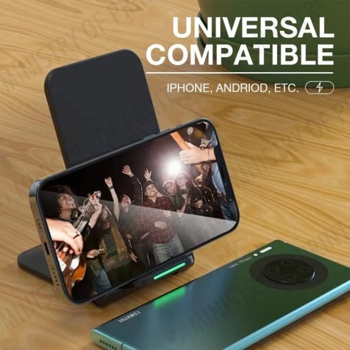 Airfold - 15w Dual Coil Quick Charging - Foldable Wireless Charger (GE0087)