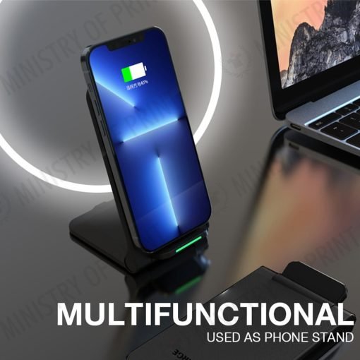 Airfold - 15w Dual Coil Quick Charging - Foldable Wireless Charger (GE0087)