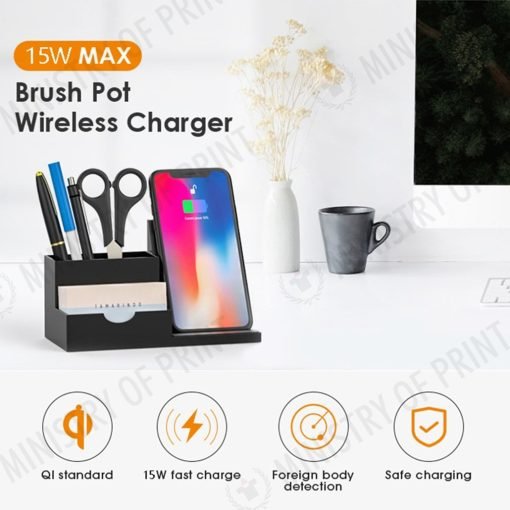 Airholder - Wireless Charger Pen Holder - 15w Quick Charging (GE0088)