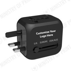 Travel Adaptor - 2 Usb + 1 Type-c Port - 3.0a Fast Charge (TA0036)