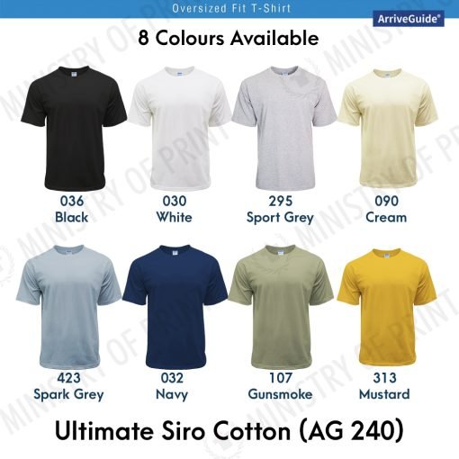 Supreme Siro Cotton Oversized Fit T-Shirt (AG240)