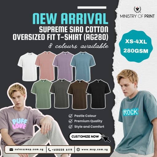 Supreme Siro Cotton Oversized Fit T-shirt (AG280)