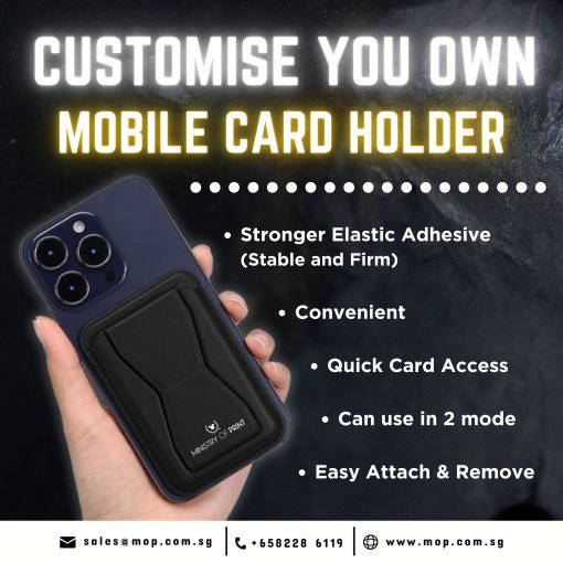 PU MOBILE CARD HOLDER WITH STAND (GE0108)