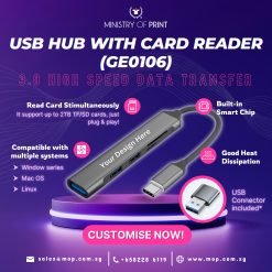USB HUB WITH CARD READER (GE0106)