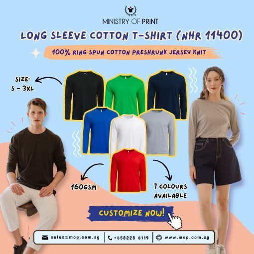 Long Sleeve Cotton T-shirt (NHR 11400)