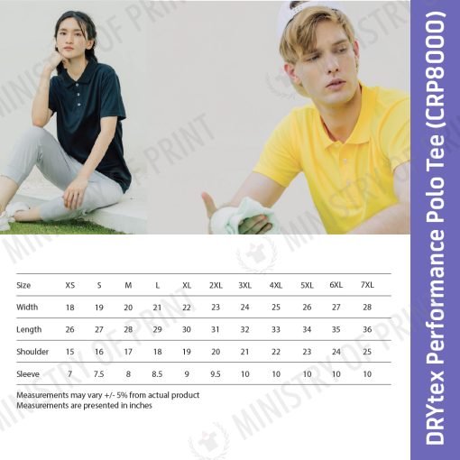 DRYtex Performance Polo Tee (CRP8000)
