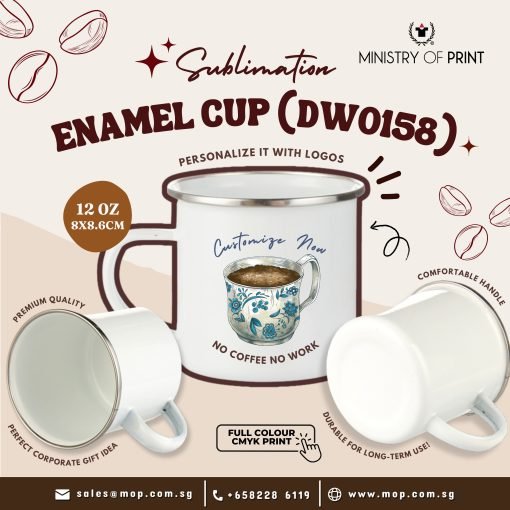Sublimation 12oz Enamel Cup (DW0158)
