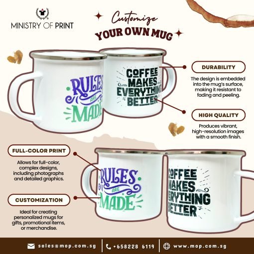 Sublimation 12oz Enamel Cup (DW0158)