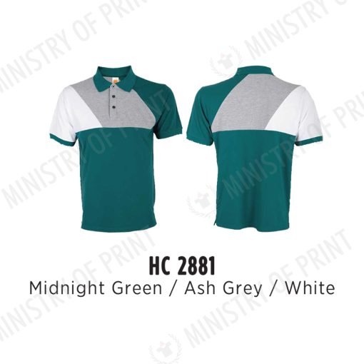 Unisex CVC HoneyComb Cut & Sew Polo Shirt (HC28)