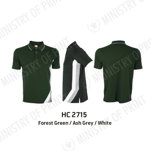 Unisex CVC HoneyComb Cut & Sew Polo Shirt (HC27)