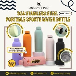304 Stainless Steel Sports Water Bottle (DW0159)