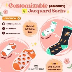 Customizable Jacquard Socks (AW0001)