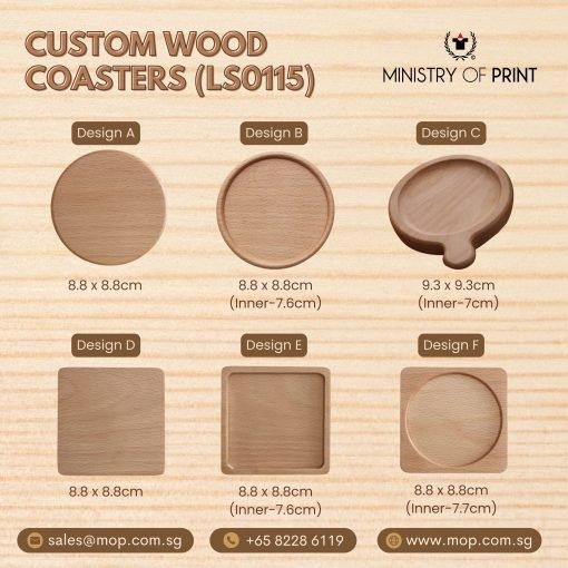 Custom Wood Coasters (LS0115)