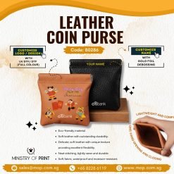 Custom Leather Coin Purse (B0286)