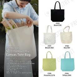 North Harbour Emrys Canvas Tote Bag - (45CM*42CM*14CM) 10oz (NHTB2100)