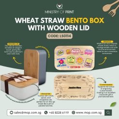 Eco-Friendly Wheat Straw Bento Box (LS0114)