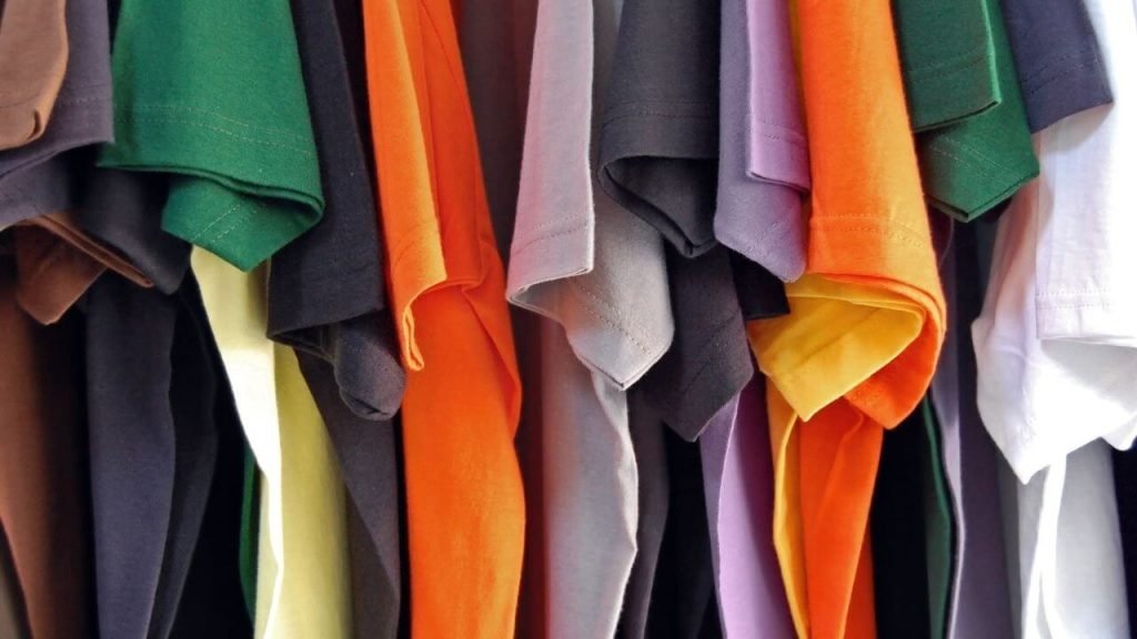 Different T-Shirt materials and colours