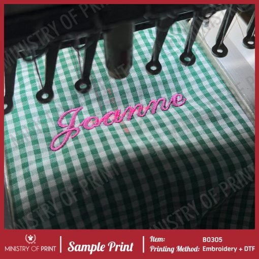 Korean Style Gingham Cosmetic Pouch (B0305)