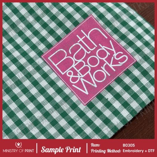 Korean Style Gingham Cosmetic Pouch (B0305)