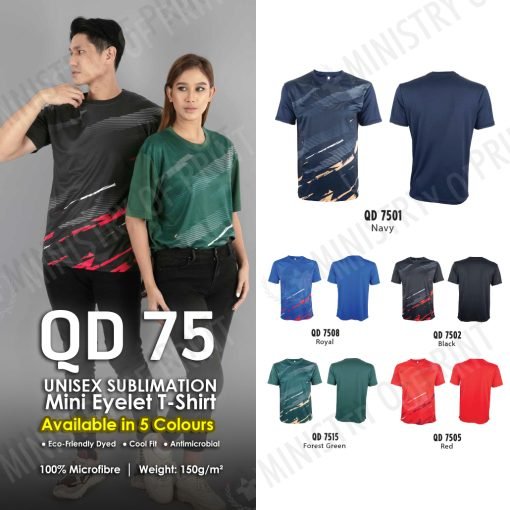 Sublimation Dri-Fit T-Shirts (QD75)