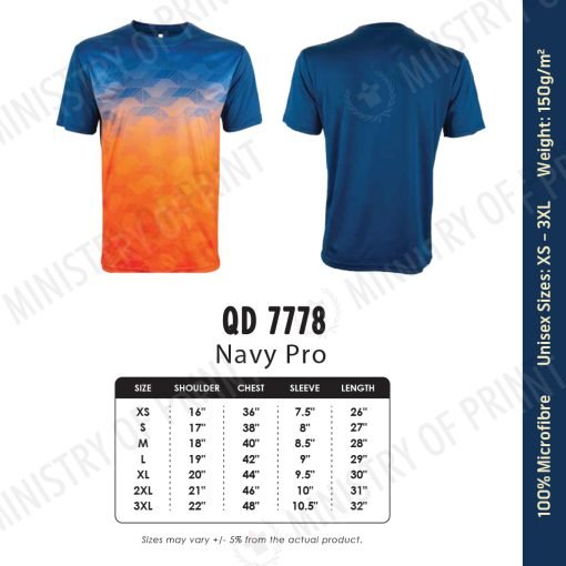 Sublimation Dri-Fit T-Shirts (QD77)