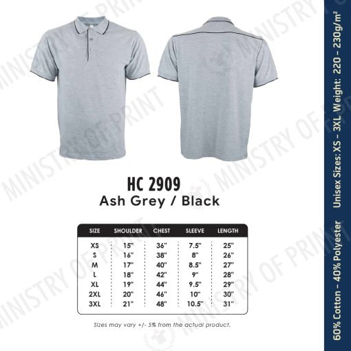 Unisex Multi-Tone CVC Honeycomb Polo (HC29)