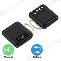 10,000mAh Compact Powerbank with Cable (GE0117)
