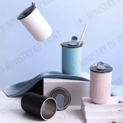 300ml Belle Stainless Steel Cup with Lid (DW0168)