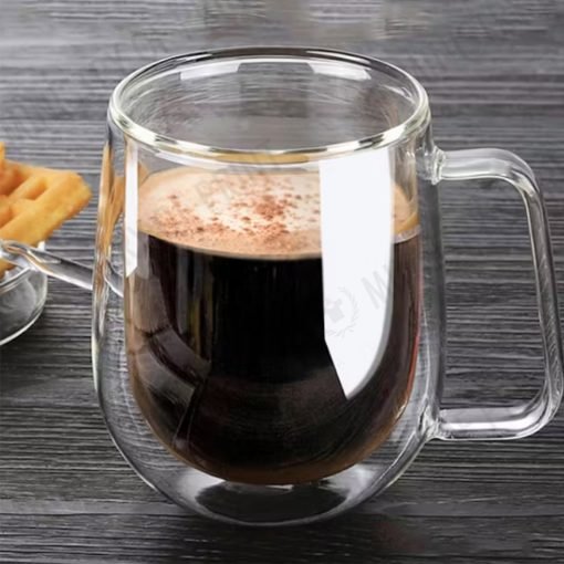 350ml Double Wall Thermal Glass Mug (DW0170)