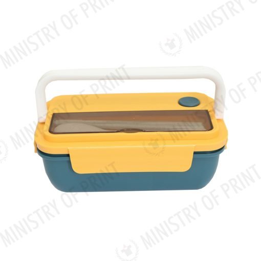2-Compartment Lunch Box with Utensils & Steam Vent (LS0127)