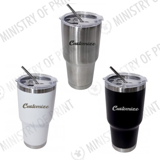 304 Stainless Steel 900ml Tumbler with Straw (DW0176)